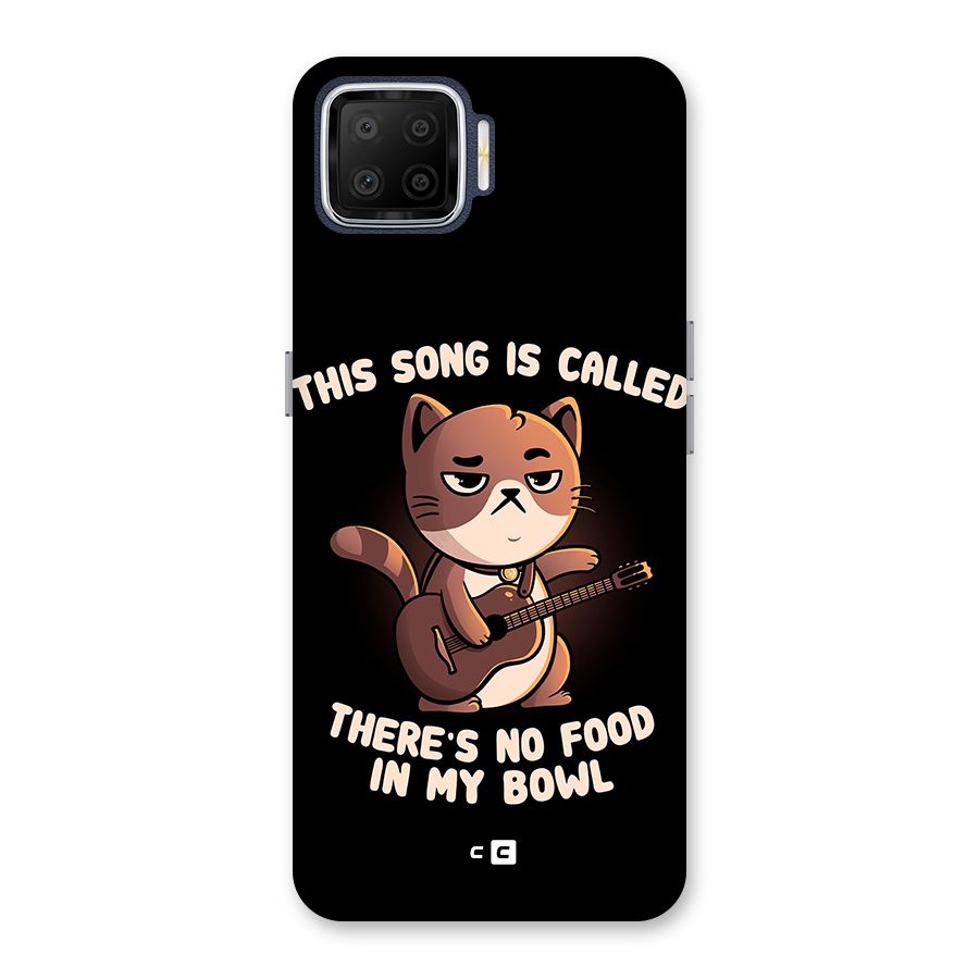 No Food in My Bowl Cat Back Case for Oppo F17