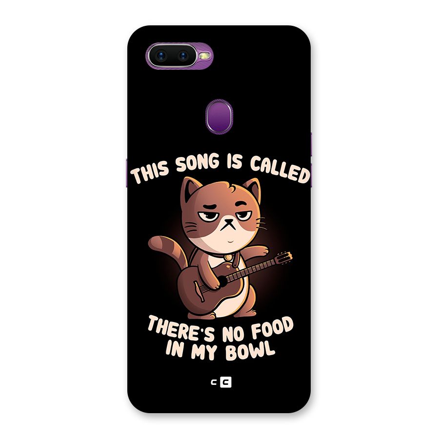 No Food in My Bowl Cat Back Case for Oppo F9