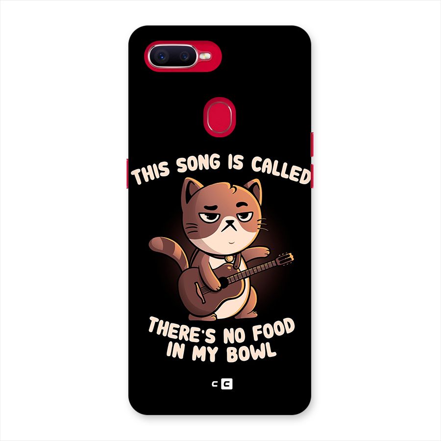 No Food in My Bowl Cat Back Case for Oppo F9 Pro