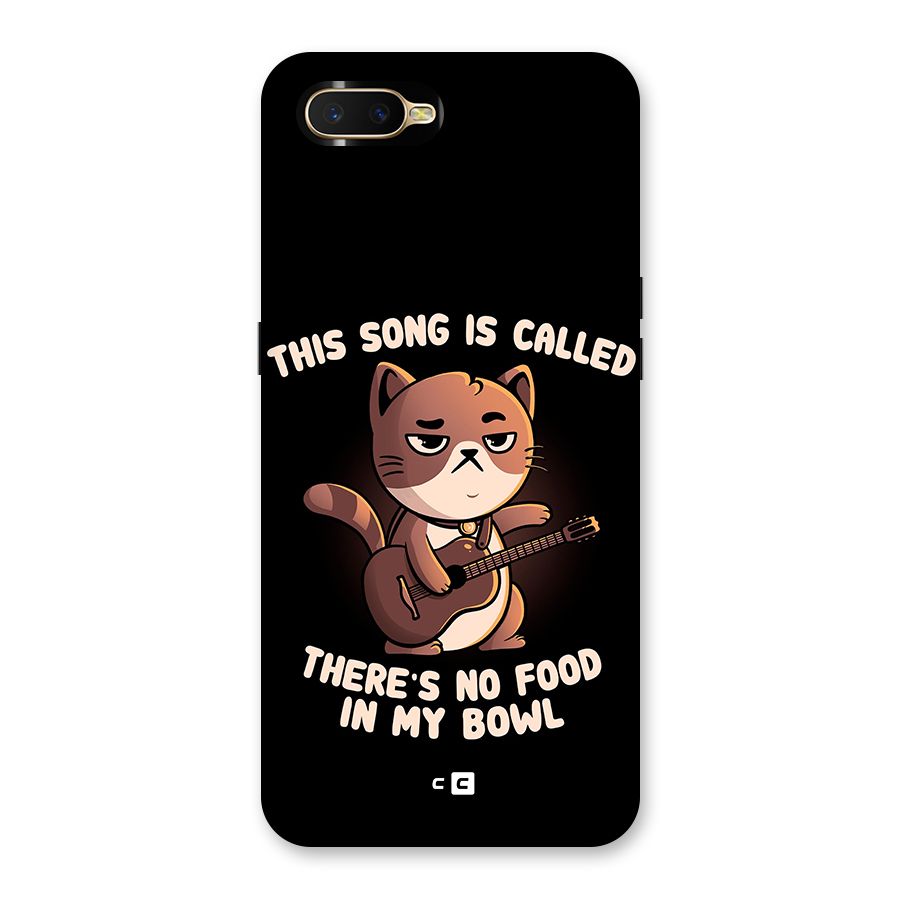 No Food in My Bowl Cat Back Case for Oppo K1