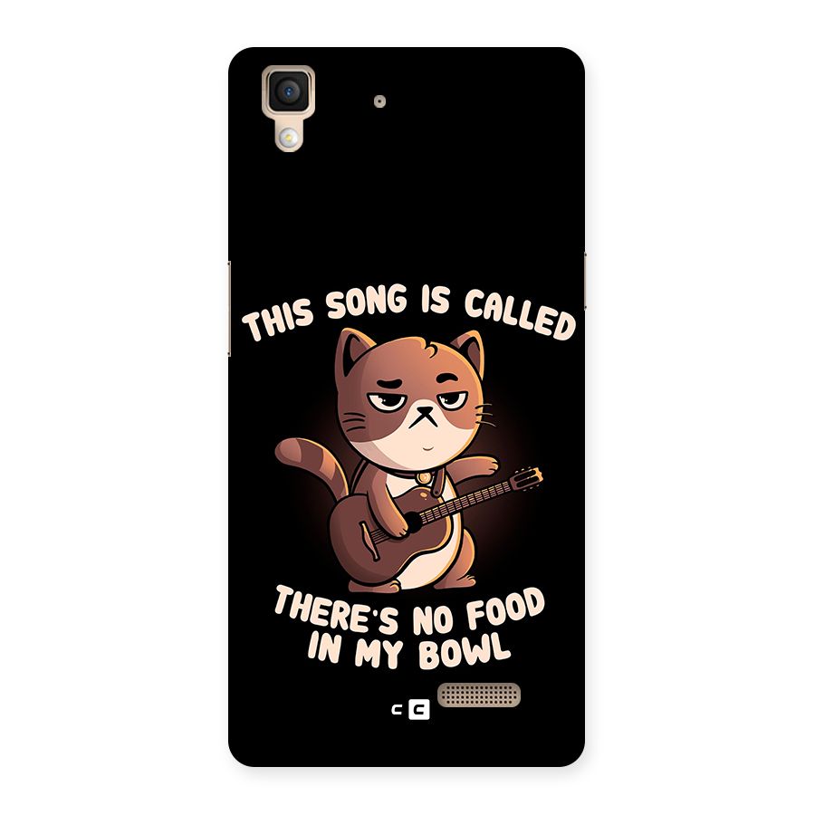 No Food in My Bowl Cat Back Case for Oppo R7