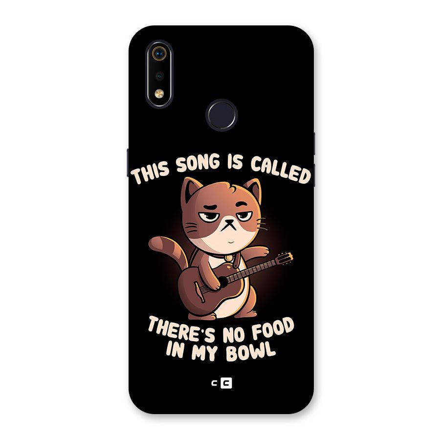 No Food in My Bowl Cat Back Case for Realme 3i