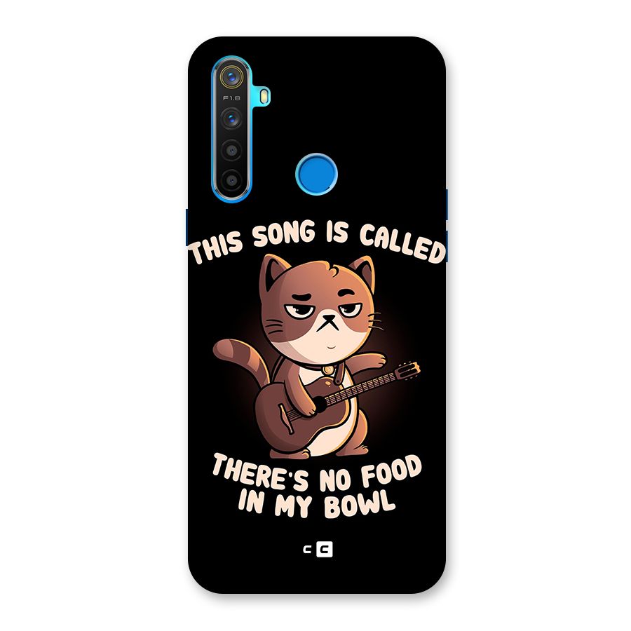 No Food in My Bowl Cat Back Case for Realme 5
