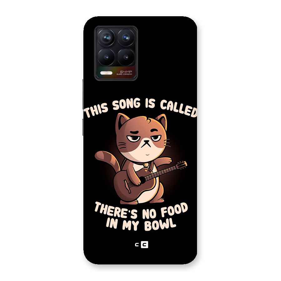 No Food in My Bowl Cat Glass Back Case for Realme 8