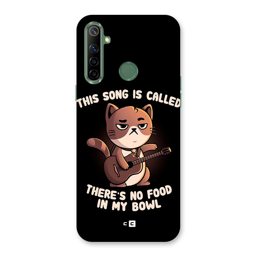 No Food in My Bowl Cat Back Case for Realme Narzo 10