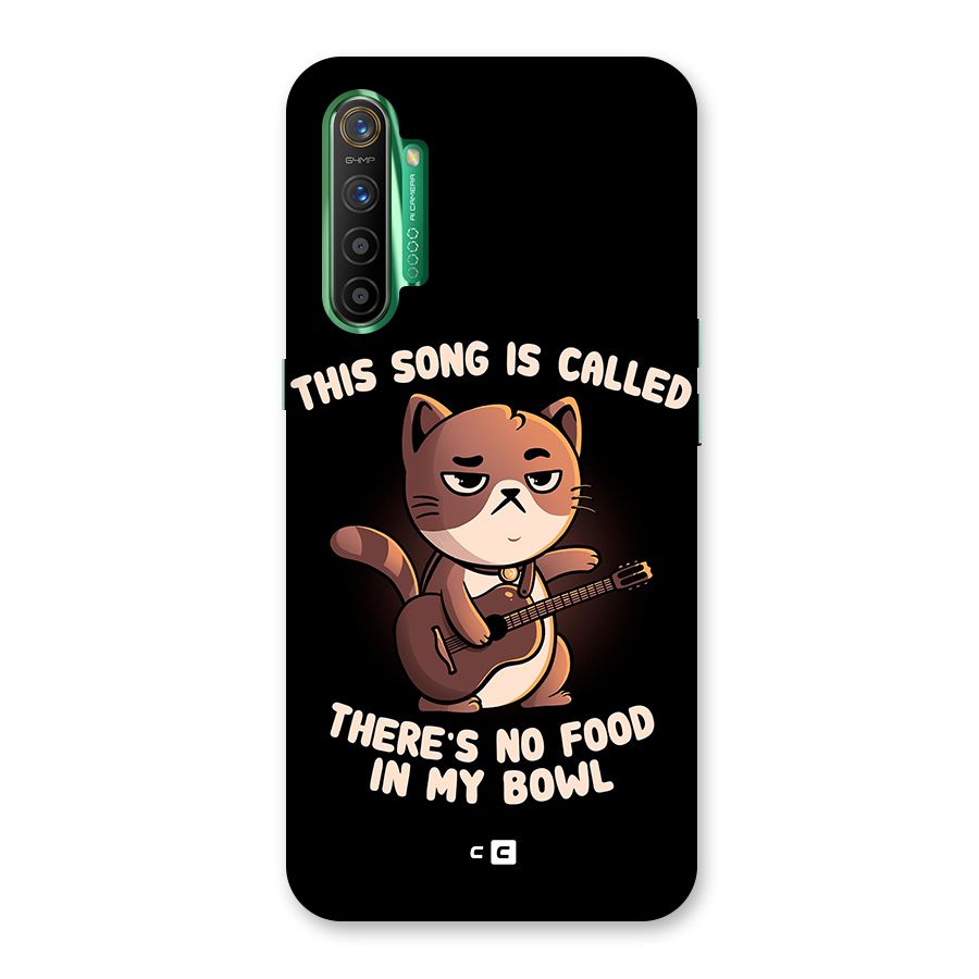 No Food in My Bowl Cat Glass Back Case for Realme X2