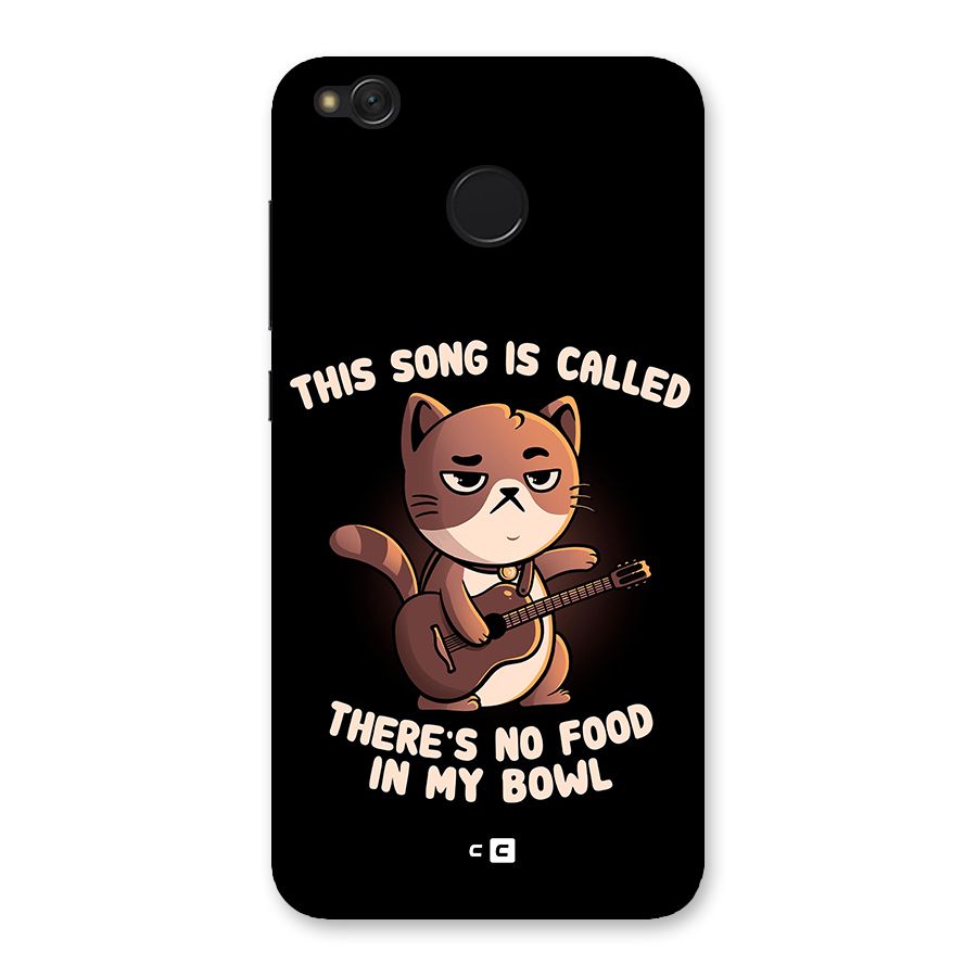 No Food in My Bowl Cat Back Case for Redmi 4