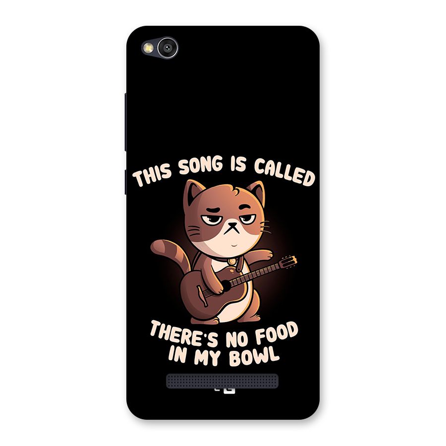 No Food in My Bowl Cat Back Case for Redmi 4A