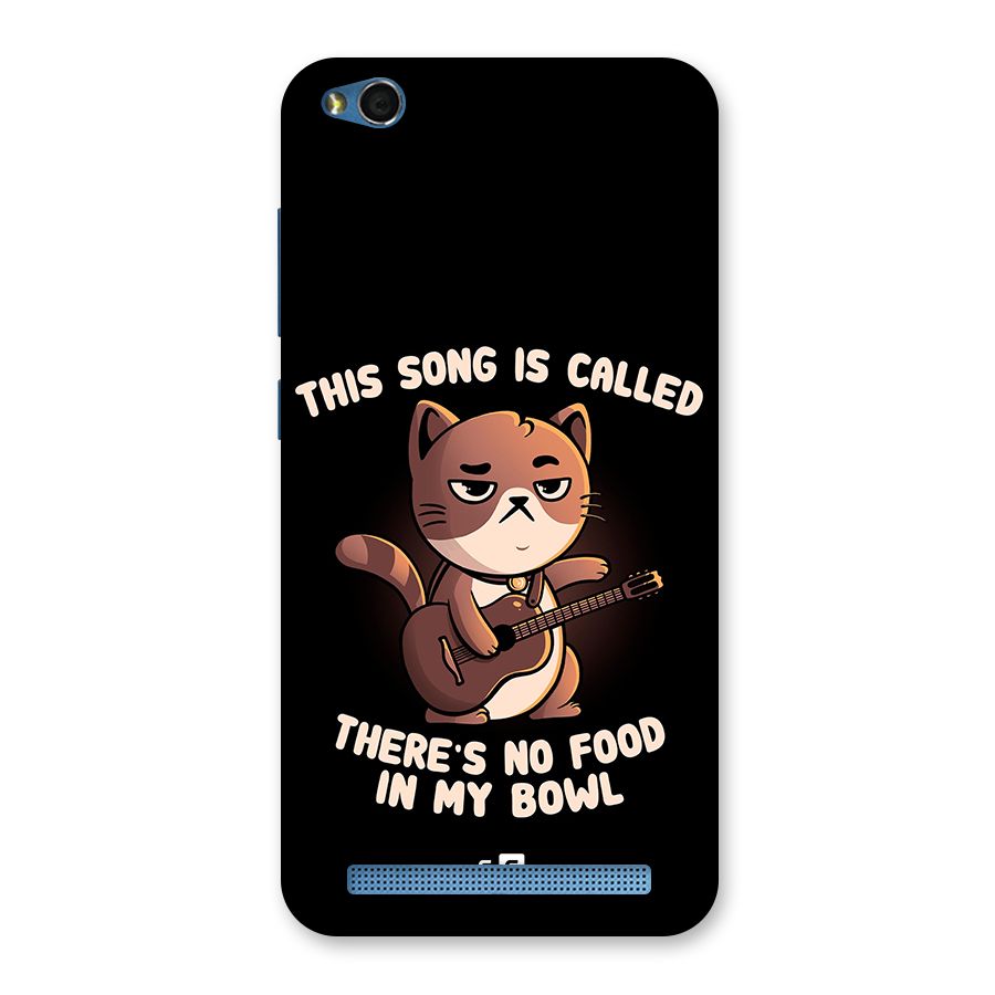 No Food in My Bowl Cat Back Case for Redmi 5A