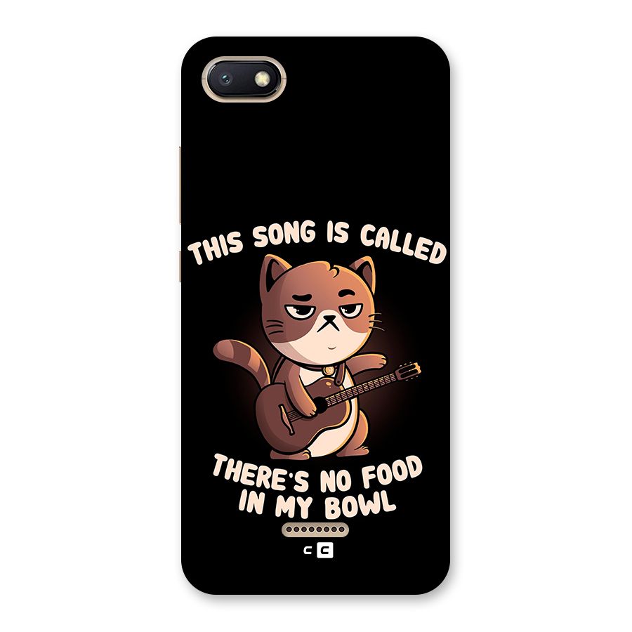 No Food in My Bowl Cat Back Case for Redmi 6A