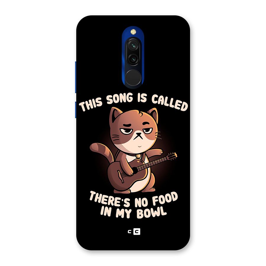 No Food in My Bowl Cat Back Case for Redmi 8