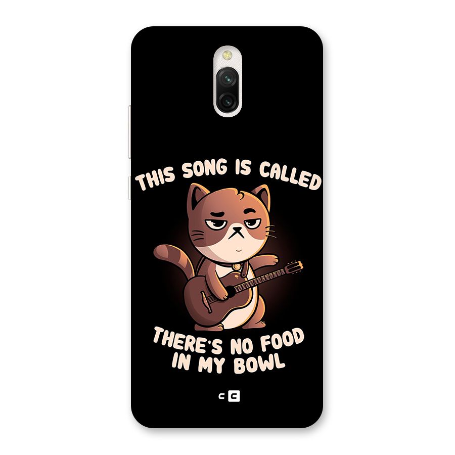 No Food in My Bowl Cat Back Case for Redmi 8A Dual