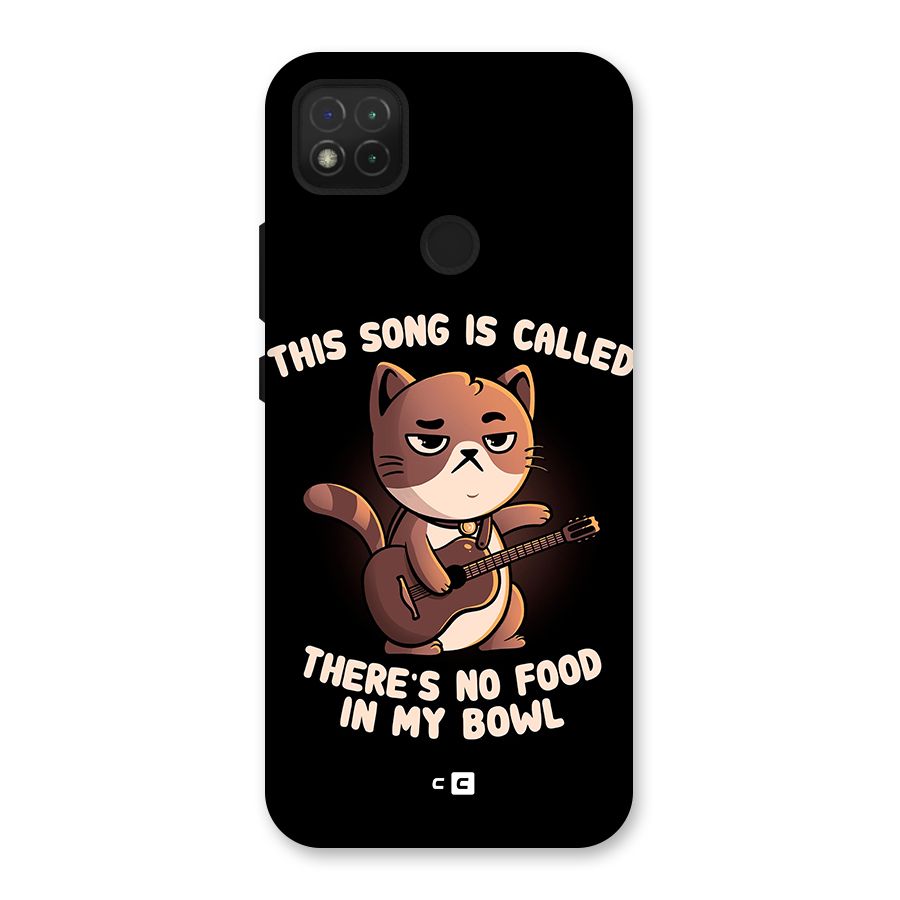 No Food in My Bowl Cat Back Case for Redmi 9C