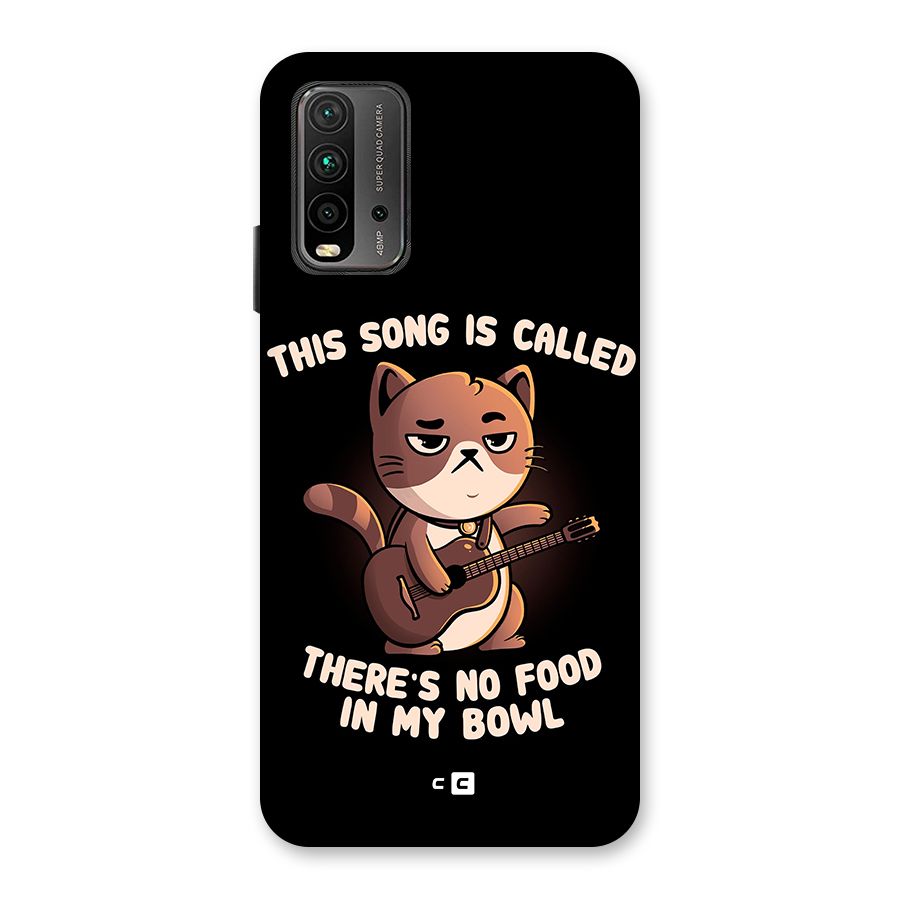 No Food in My Bowl Cat Back Case for Redmi 9 Power