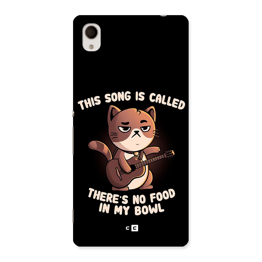 No Food in My Bowl Cat Back Case for Sony Xperia M4