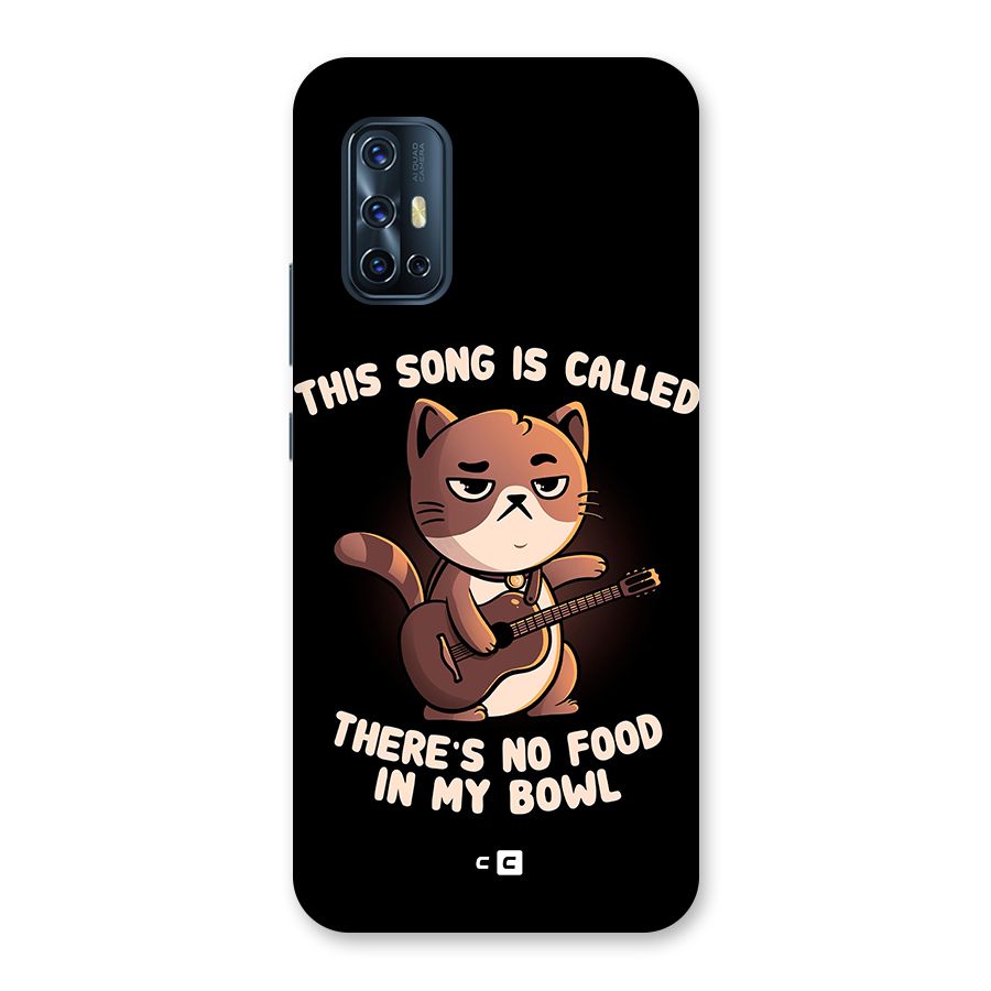 No Food in My Bowl Cat Back Case for Vivo V17