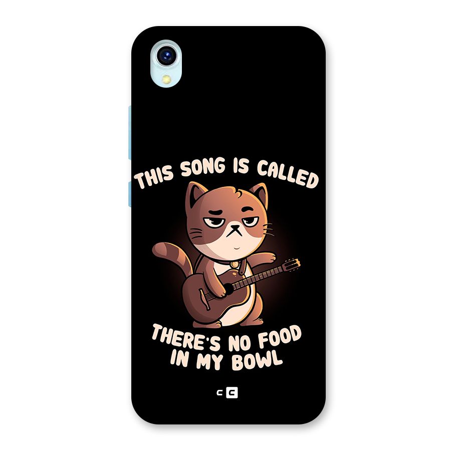 No Food in My Bowl Cat Back Case for Vivo Y1s