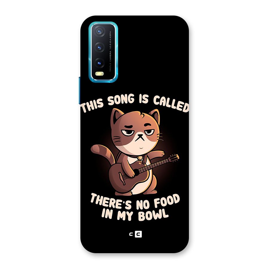 No Food in My Bowl Cat Back Case for Vivo Y20G