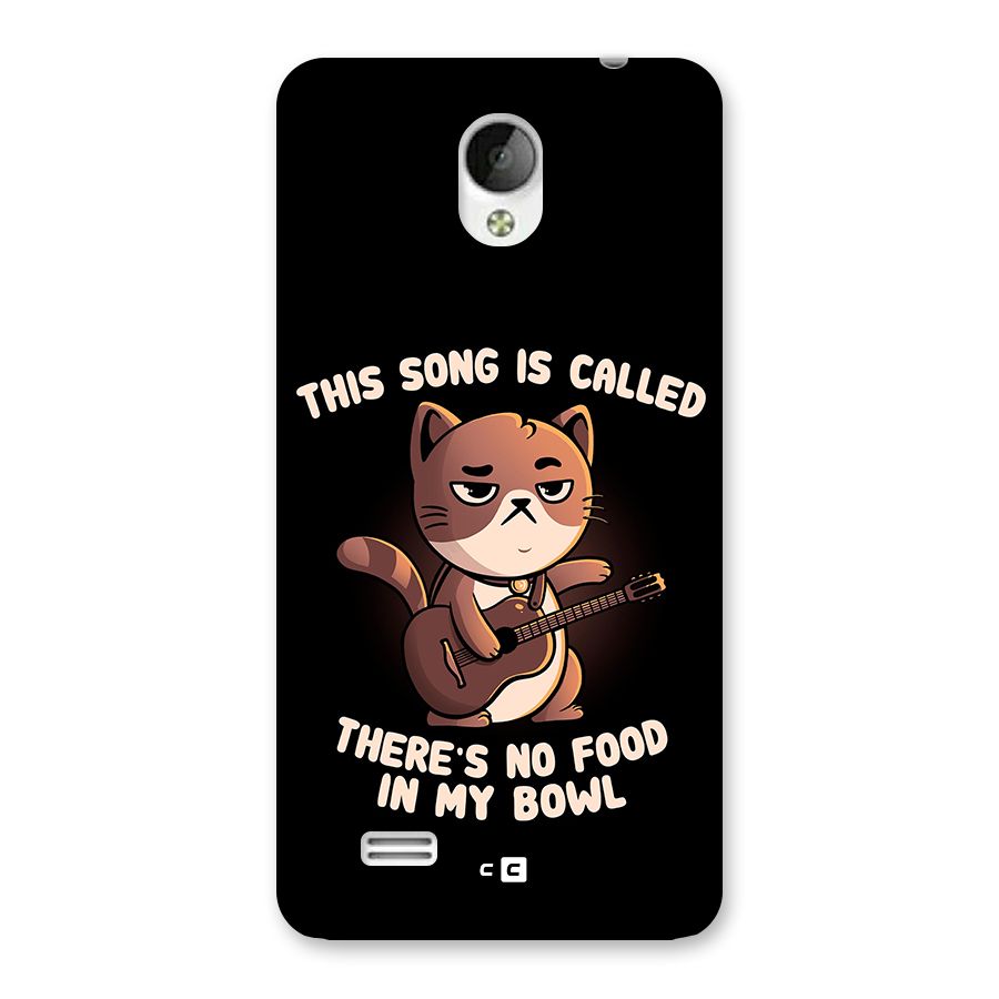 No Food in My Bowl Cat Back Case for Vivo Y21
