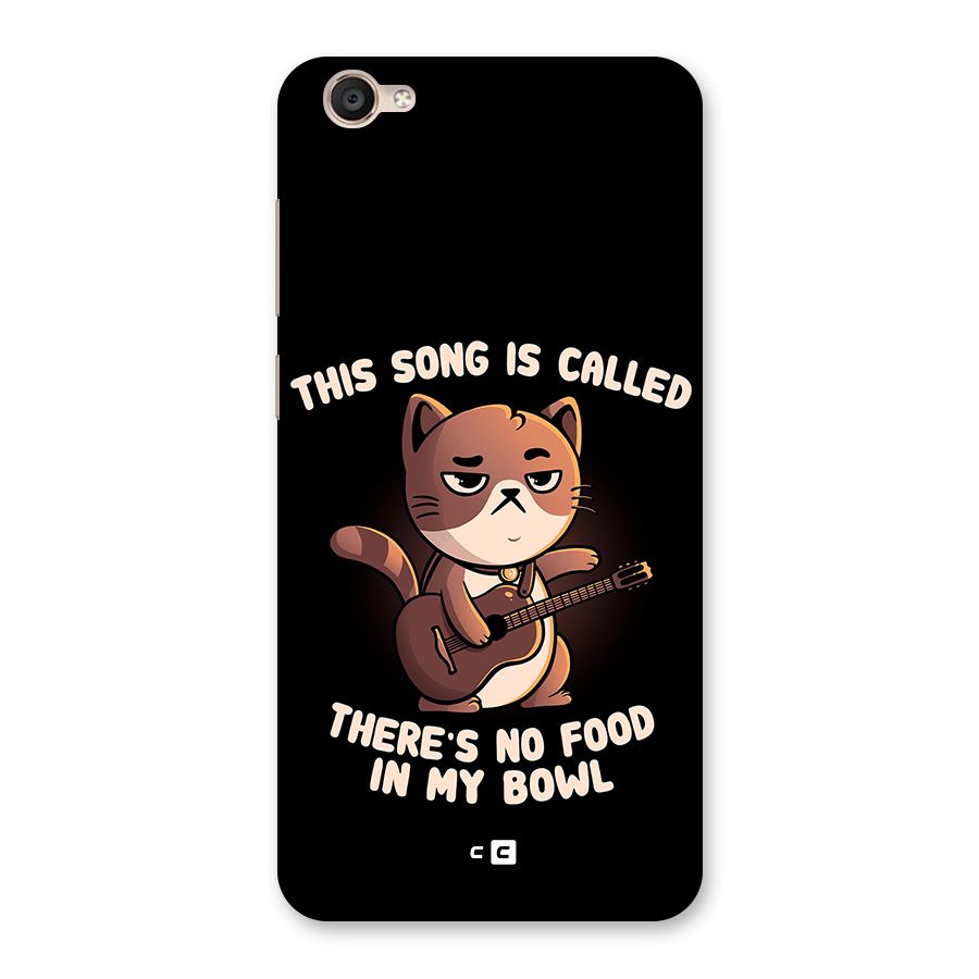 No Food in My Bowl Cat Back Case for Vivo Y55s