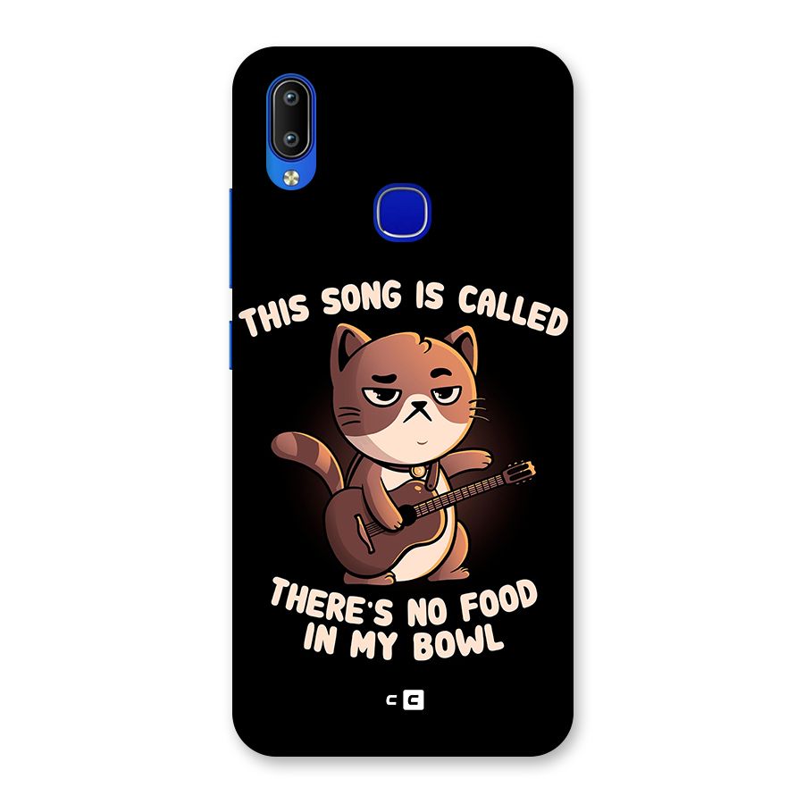 No Food in My Bowl Cat Back Case for Vivo Y91