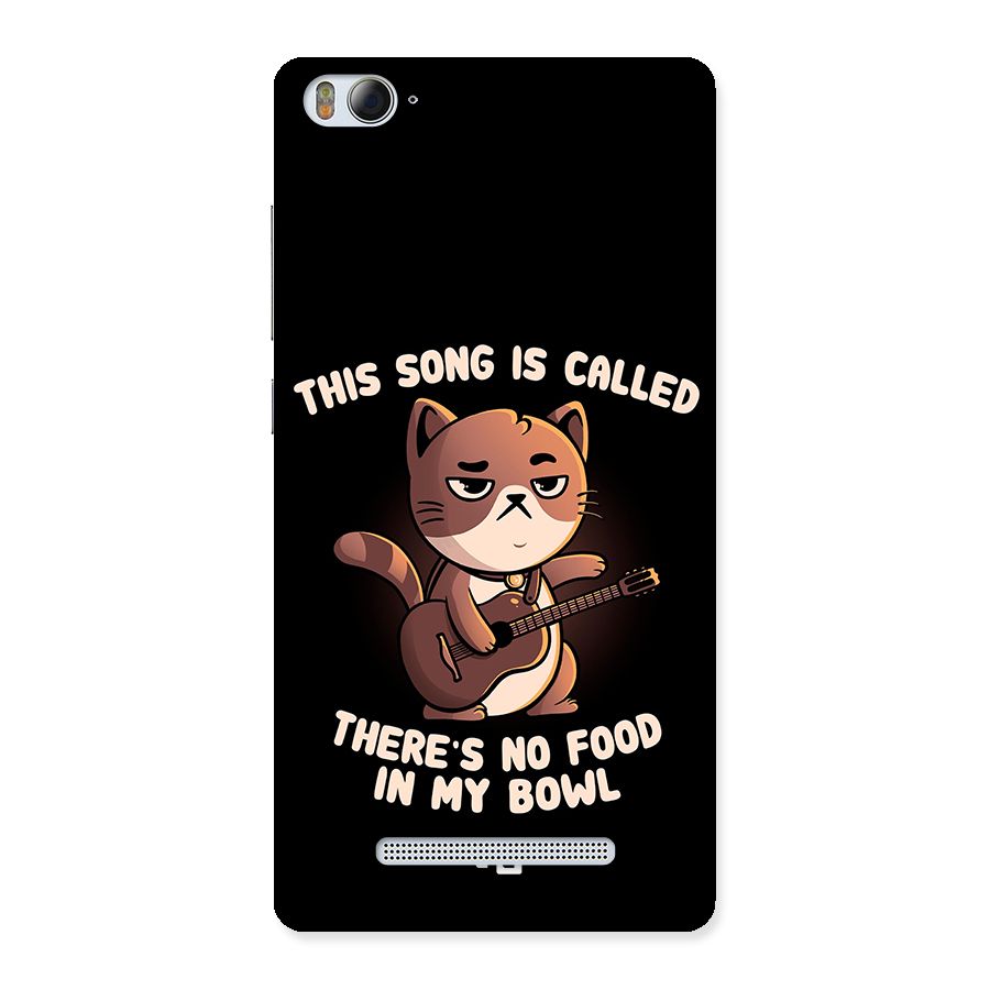 No Food in My Bowl Cat Back Case for Xiaomi Mi4i