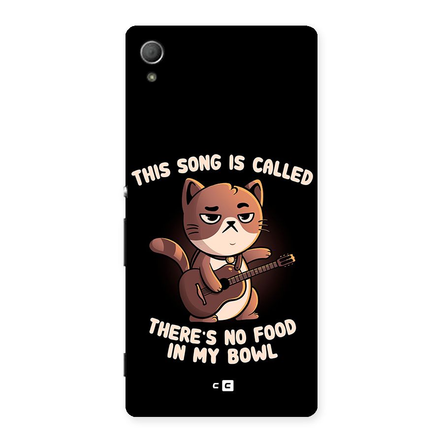 No Food in My Bowl Cat Back Case for Xperia Z4
