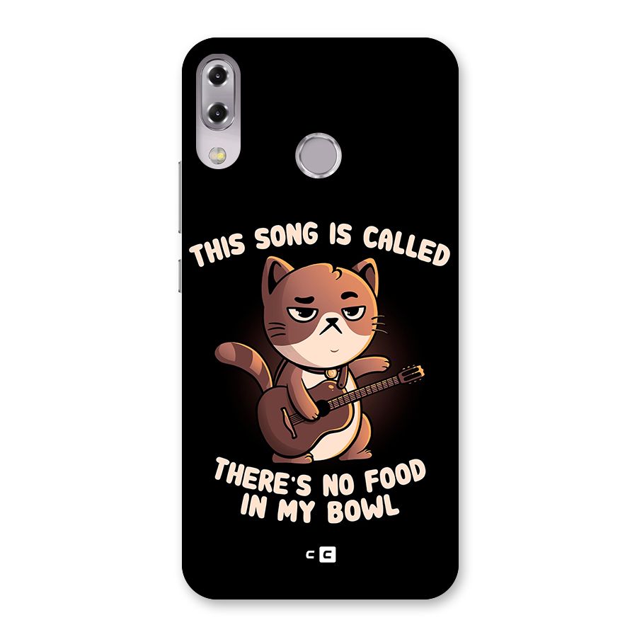 No Food in My Bowl Cat Back Case for Zenfone 5Z