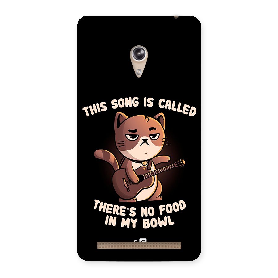 No Food in My Bowl Cat Back Case for Zenfone 6