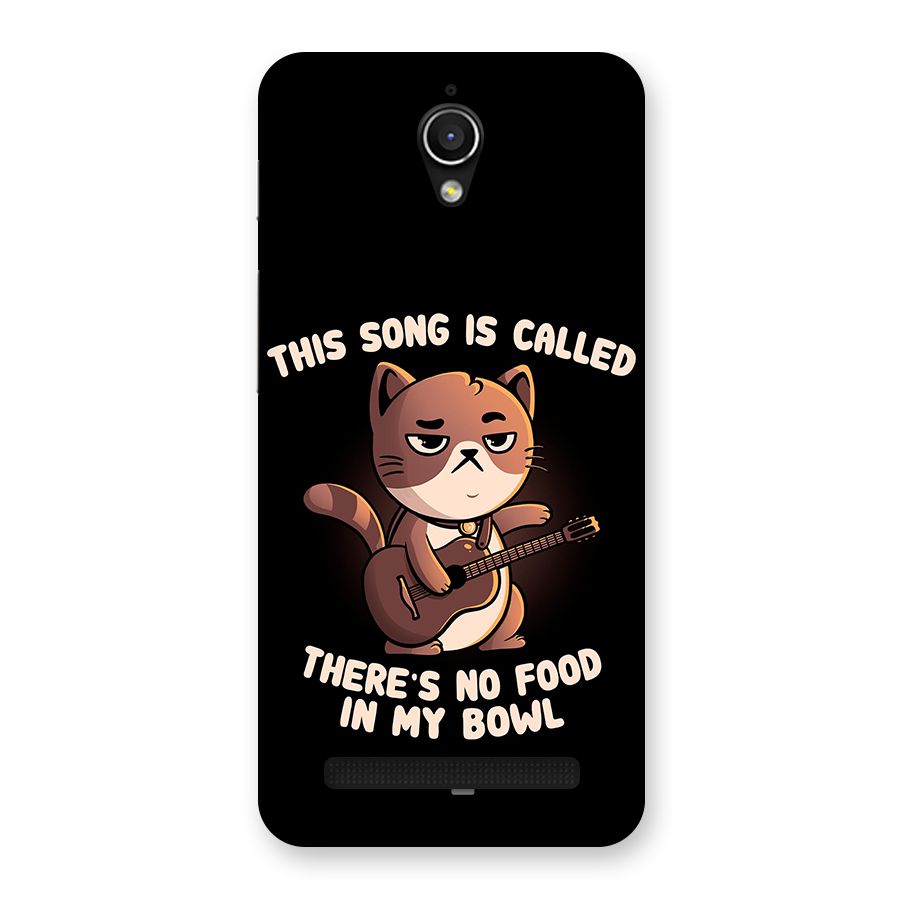 No Food in My Bowl Cat Back Case for Zenfone Go
