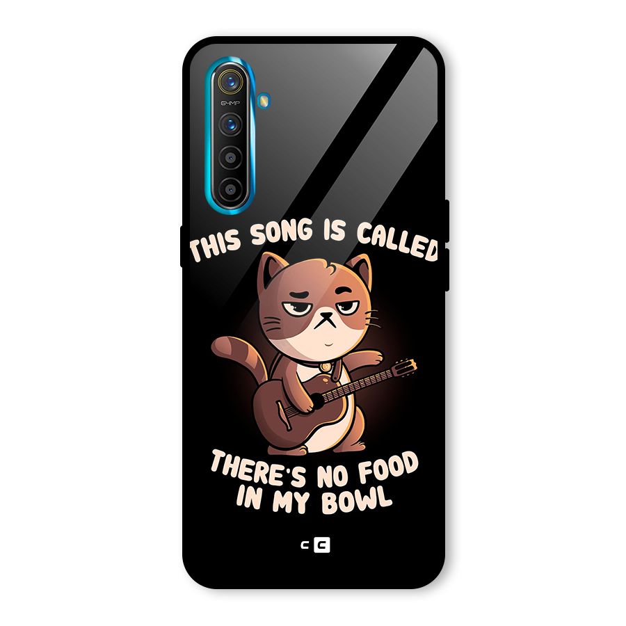 No Food in My Bowl Cat Glass Back Case for Realme X2
