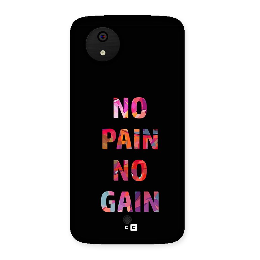 No Pain No Gain Back Case for Canvas A1  AQ4501