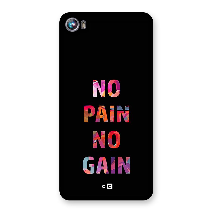 No Pain No Gain Back Case for Canvas Fire 4 (A107)