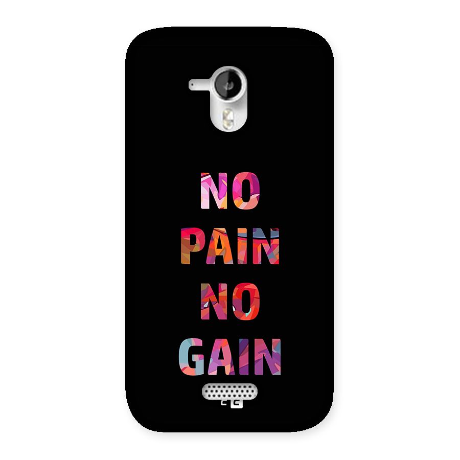 No Pain No Gain Back Case for Canvas HD A116