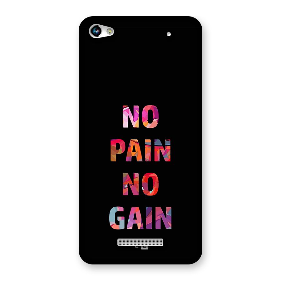 No Pain No Gain Back Case for Canvas Hue 2 A316