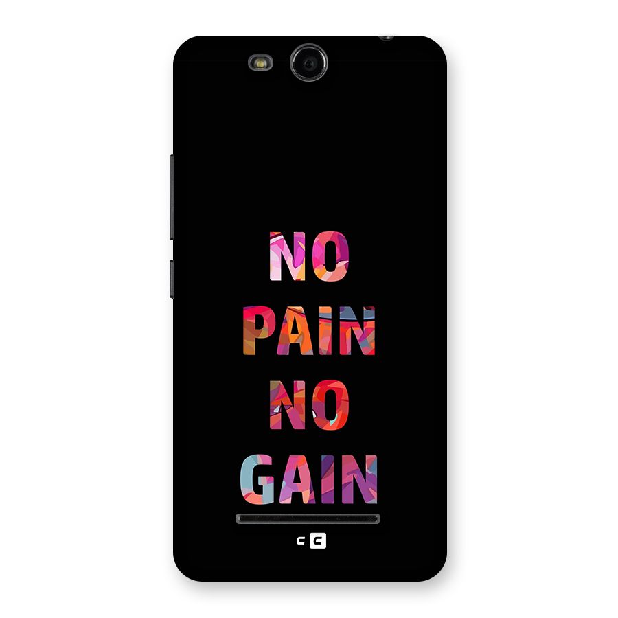 No Pain No Gain Back Case for Canvas Juice 3 Q392