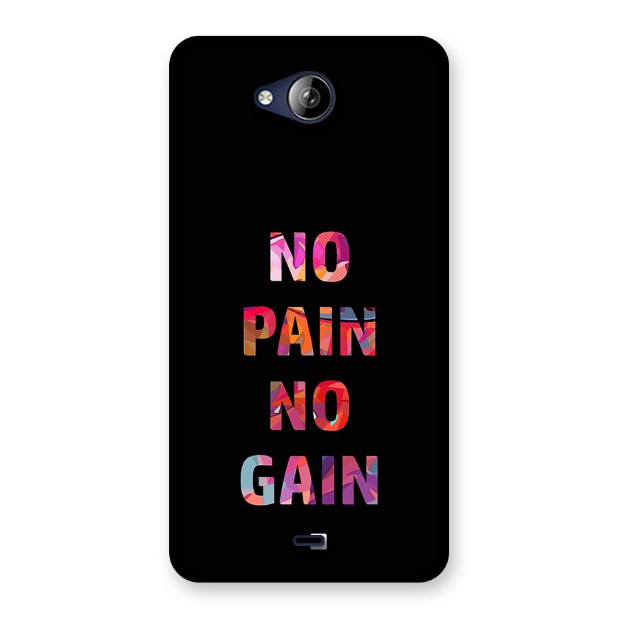 No Pain No Gain Back Case for Canvas Play Q355