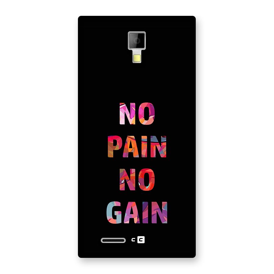 No Pain No Gain Back Case for Canvas Xpress A99