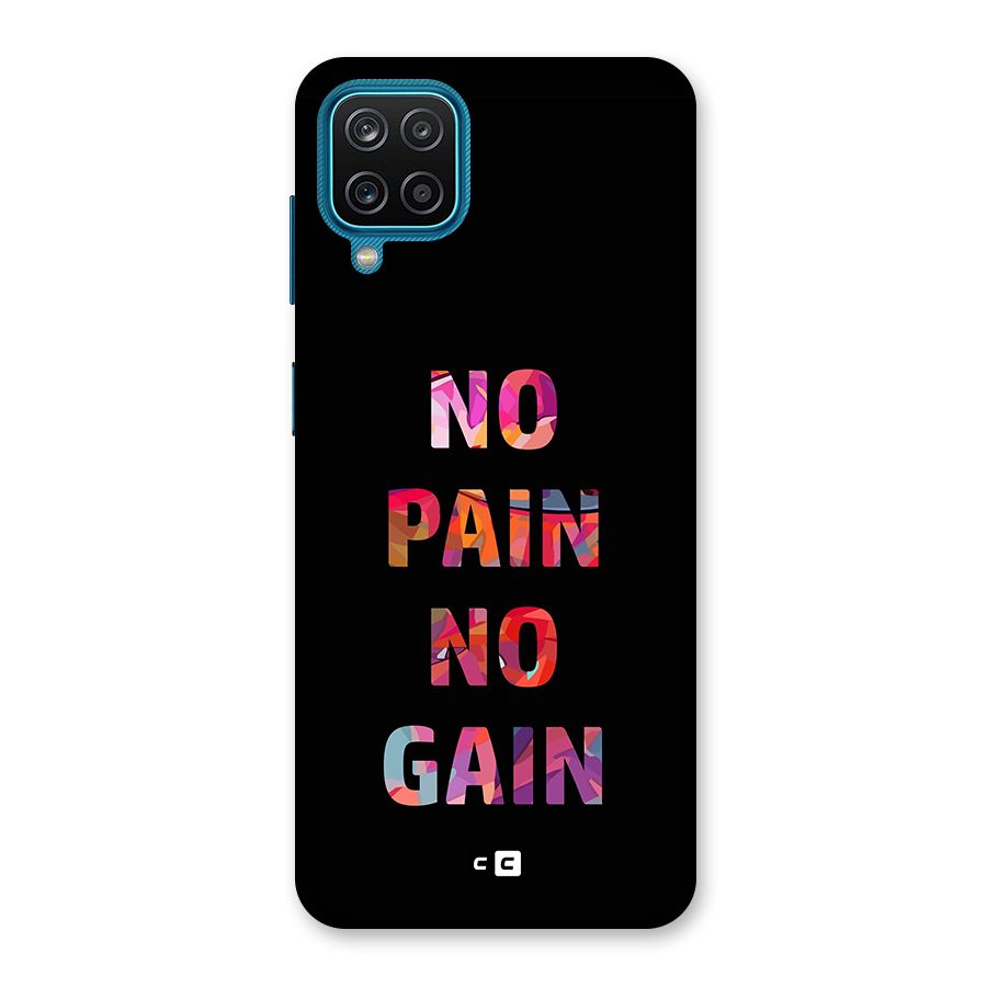 No Pain No Gain Back Case for Galaxy M12