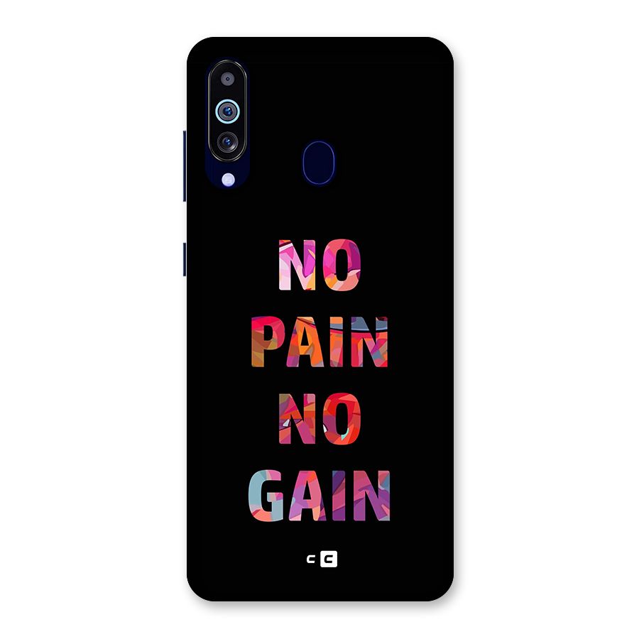 No Pain No Gain Back Case for Galaxy M40