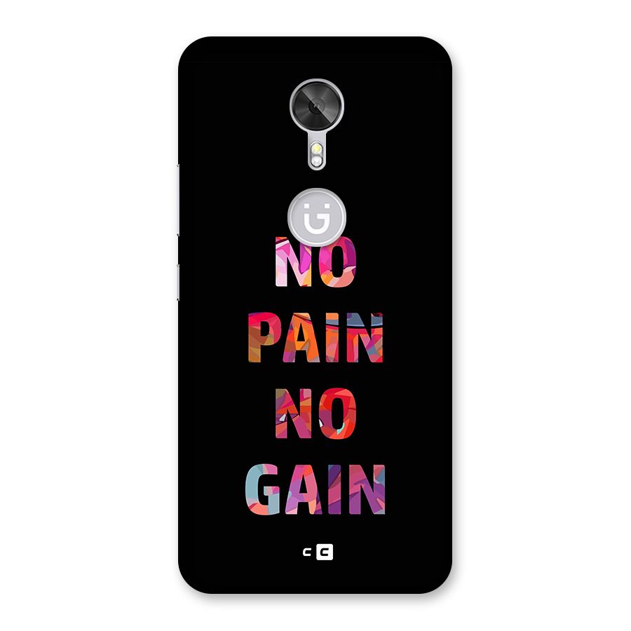 No Pain No Gain Back Case for Gionee A1