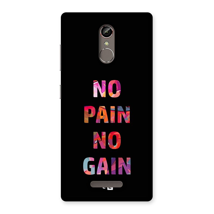 No Pain No Gain Back Case for Gionee S6s