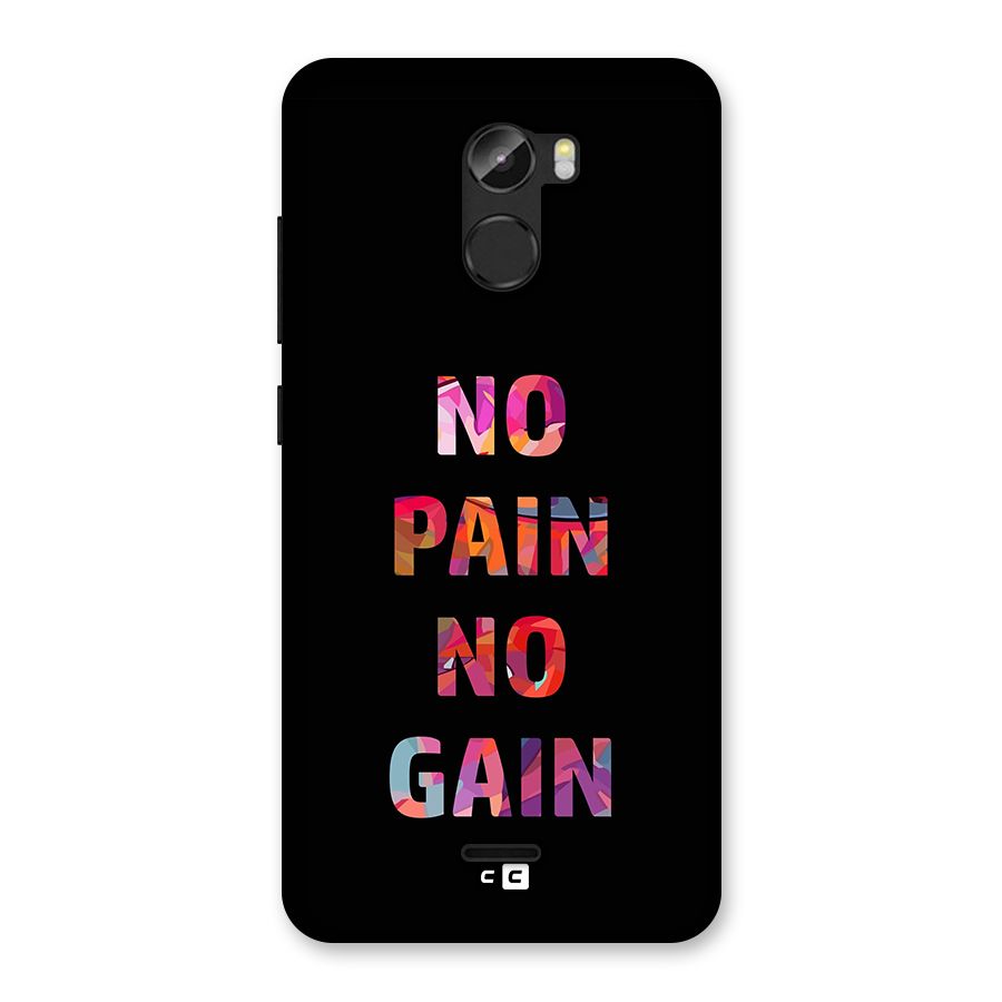 No Pain No Gain Back Case for Gionee X1