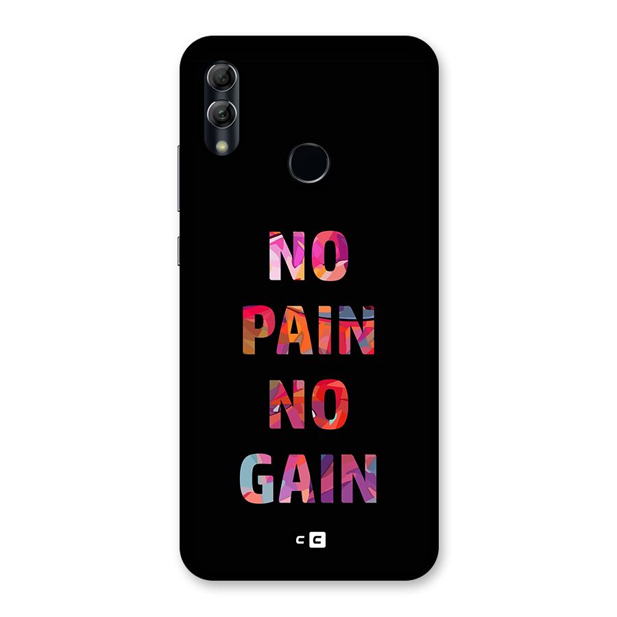 No Pain No Gain Back Case for Honor 10 Lite