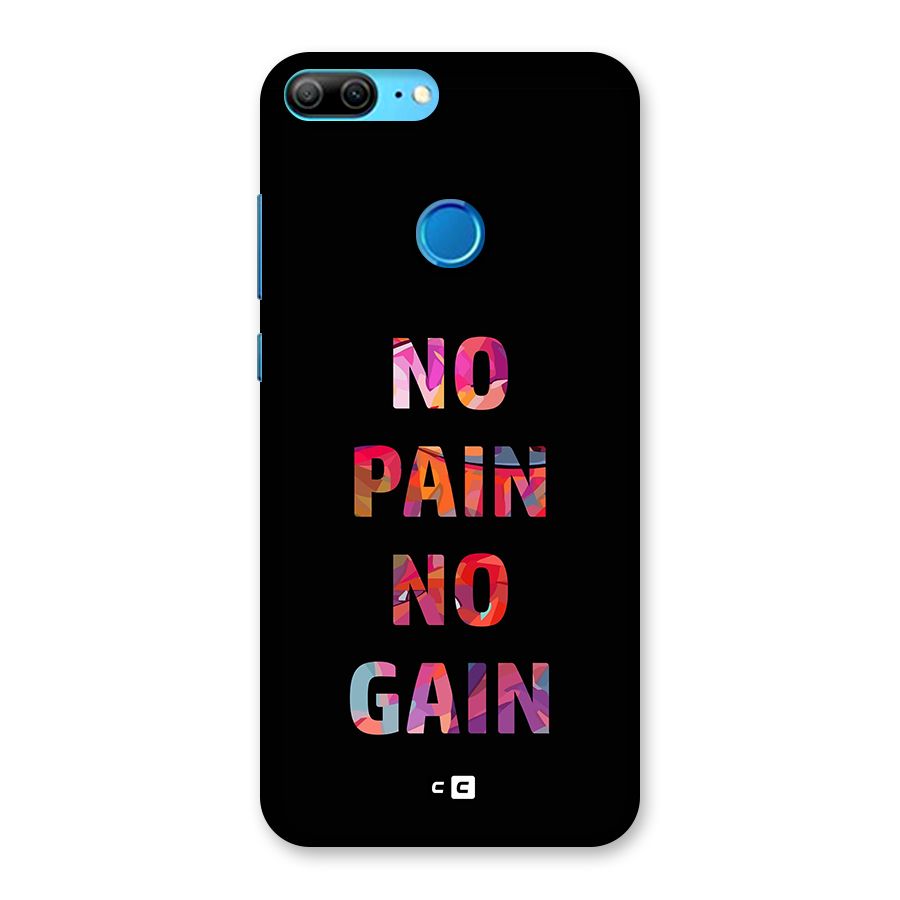 No Pain No Gain Back Case for Honor 9 Lite