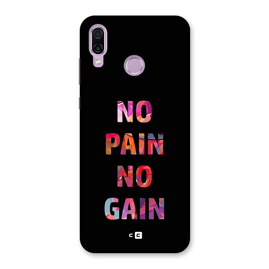 No Pain No Gain Back Case for Honor Play