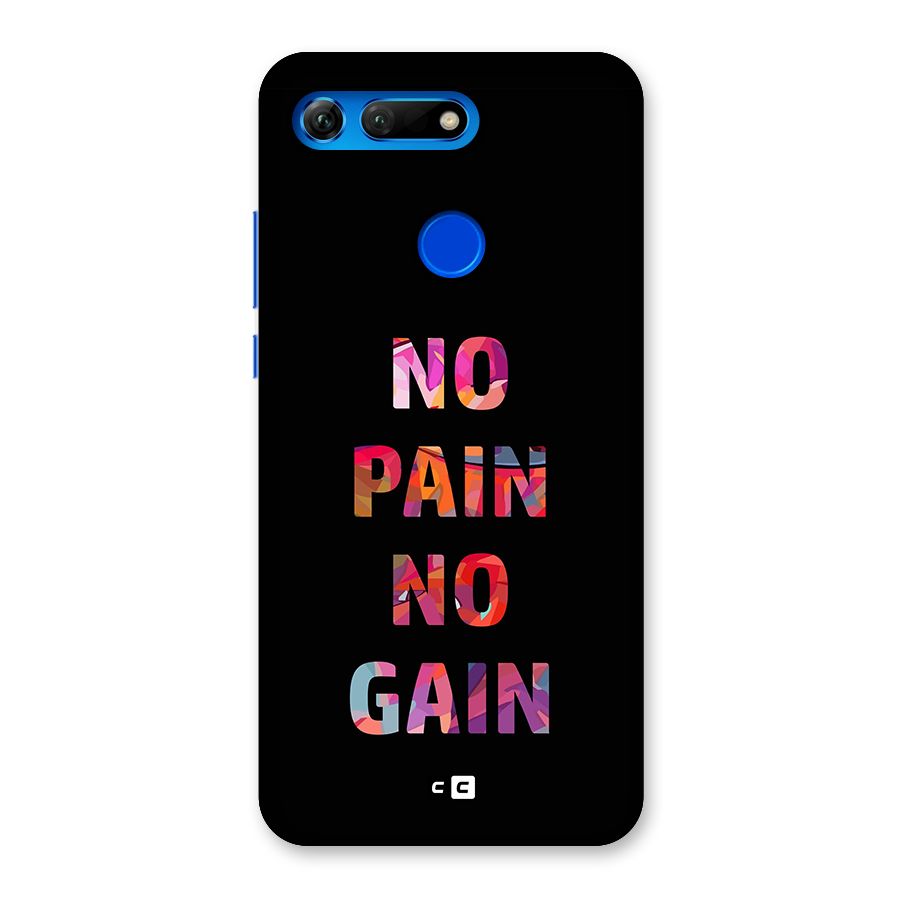 No Pain No Gain Back Case for Honor View 20