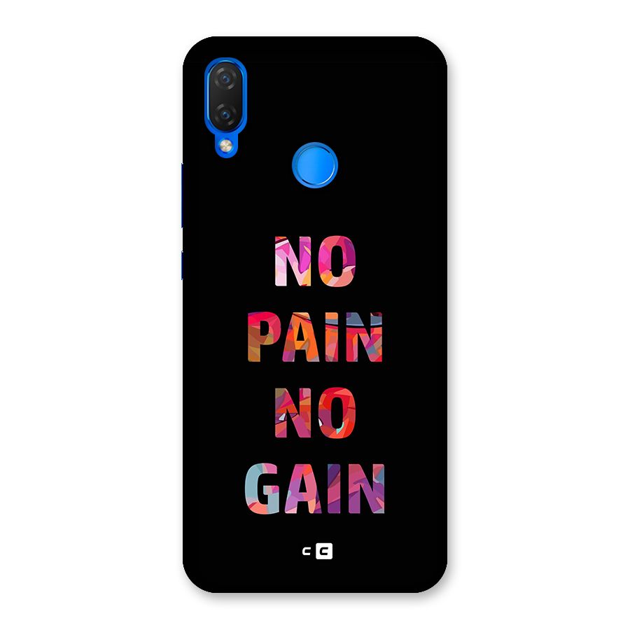 No Pain No Gain Back Case for Huawei P Smart+