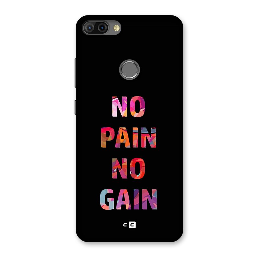 No Pain No Gain Back Case for Infinix Hot 6 Pro