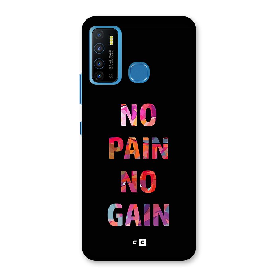 No Pain No Gain Back Case for Infinix Hot 9